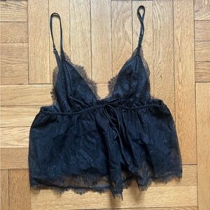 Black Lace bra top